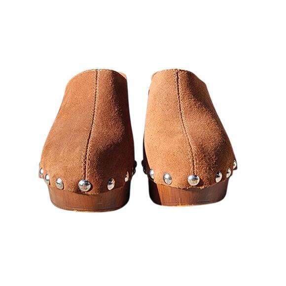 Etre Studded Suede Clog Platform Mules 39 - Picture 3 of 8